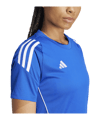 adidas Tiro 24 Trikot Damen Blau Weiss - blau