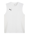 PUMA teamGOAL Tanktop Weiss Schwarz F04 | - weiss