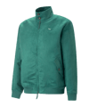 PUMA MMQ FAST GREEN Harrington Jacke Grün F37 - rot