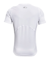 Under Armour HG Fitted T-Shirt Weiss F100 - weiss