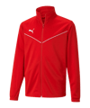 PUMA teamRISE Poly Trainingsjacke Kids Rot F01 - rot
