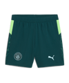 PUMA Manchester City Replica Short Kids Grün F04 - gruen