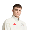 adidas Ajax Amsterdam Anthem Jacke Weiß - weiss
