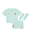 Nike FFF Frankreich Minikit Trikot Set Away WM 2026 Kids Grün F394 - gruen