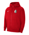 Nike SC Freiburg Fleece Kapuzenjacke Kids Rot F657