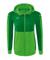 Erima Six Wings Kapuzenjacke Damen Grün - gruen
