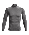 Under Armour HG Compression Mock langarm F090 - grau