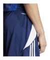 adidas Tiro 24 Short Damen Blau Weiss - blau