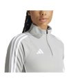 adidas Tiro 24 Trainingstop Damen Grau Weiss - grau