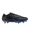 Nike Air Zoom Mercurial Vapor XV Elite SG-Pro AC Shadow Schwarz Silber Blau F040
