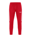 JAKO Power Polyesterhose Kids Rot Weiss F105 - rot