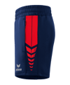 Erima Six Wings Worker Short Damen Dunkelblau Rot - blau