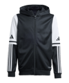 adidas Squadra 25 Kapuzenjacke Kids Schwarz - schwarz