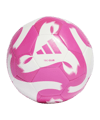 adidas Tiro Club Trainingsball Weiss Pink | - weiss