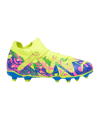 PUMA FUTURE Match FG/AG Energy Jr Kids Blau Gelb Pink F01