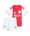 adidas Ajax Amsterdam Baby Trikot Set Home 2025/2026 Kids Weiß - weiss