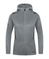 JAKO Challenge Freizeit Kapuzenjacke Damen F531 - grau