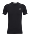 Under Armour HG Fitted T-Shirt Schwarz F001 - schwarz