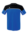 Erima Change by T-Shirt Blau Schwarz - blau