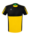 Erima Six Wings T-Shirt Kids Gelb Schwarz - gelb