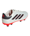 adidas COPA Pure 2 League FG Solar Energy Kids Weiss Schwarz Rot - weiss