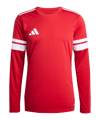 adidas Squadra 25 Trikot Langarm Rot - rot
