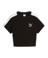 PUMA Iconic T7 Baby T-Shirt Damen Schwarz F01 - schwarz
