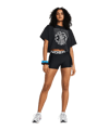 Under Armour HeatGear Authentics Short Damen Schwarz F001 - blau