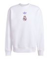 adidas Real Madrid Lfstlr Sweatshirt Weiß - weiss