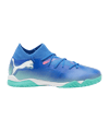 PUMA FUTURE 7 Match IT Halle Mid Formula Jr Kids Blau Weiss F01