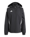 adidas Tiro 25 Competition Regenjacke Damen Schwarz - schwarz