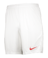 Nike Park III Short Weiss Rot F103 - weiss