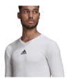 adidas Team Base Top langarm Weiss - weiss