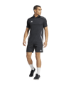 adidas Tiro 24 Comp Poloshirt Schwarz Grau - schwarz
