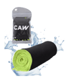 Cawila Academy Ice kühlendes Handtuch Schwarz Gelb - schwarz