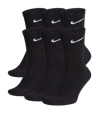 Nike Everyday Cushion Crew 6er Pack Socken F010 - schwarz