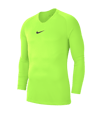 Nike Park First Layer Top langarm Kids Gelb F702 - gelb