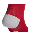 adidas Milano 23 Strumpfstutzen Rot Weiss Grau - rot