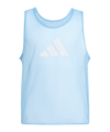 adidas Training BIB Kennzeichnungshemd Kids Blau - blau