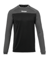 Kempa Prime Shirt langarm Kids Schwarz Grau F01 - schwarz
