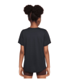 Nike One Fitted T-Shirt Kids Schwarz F010 - schwarz