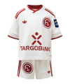 adidas Fortuna Düsseldorf Trikot Set Away 2026/2027 Kids Weiß - weiss