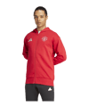 adidas Manchester United Anthem Jacke Rot - rot