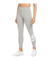 Nike Essentials Leggings Damen Grau Weiss F063 - grau