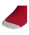 adidas Milano 23 Strumpfstutzen Rot Weiss Grau - rot