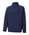 PUMA teamLIGA Sideline Jacke Kids Blau Weiss F06 - blau