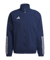 adidas Tiro 23 Competition Präsentationsjacke Blau - dunkelblau