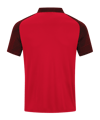 JAKO Performance Poloshirt Rot Schwarz F101 - rot