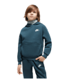 Nike Club Fleece Hoody Kids Grün F328 - gruen