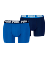 PUMA Everyday Basic Boxer 2er Pack Blau F005 - blau